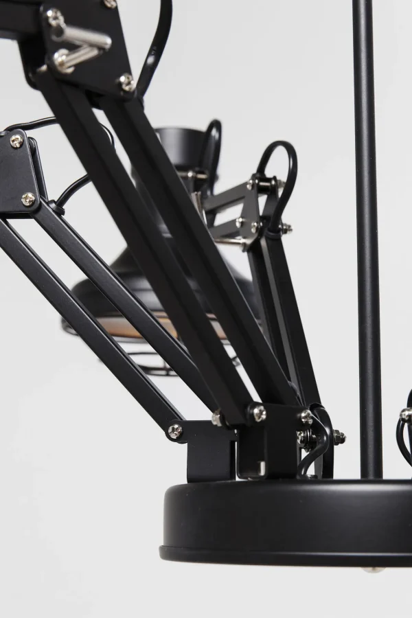 Lampada a sospensione dal design industriale - Spider Multi - 6 faretti - KARE