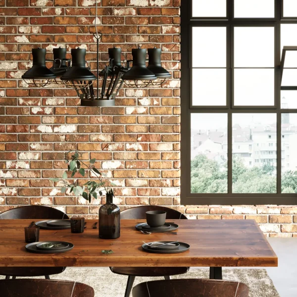 Lampada a sospensione dal design industriale - Spider Multi - 6 faretti - KARE