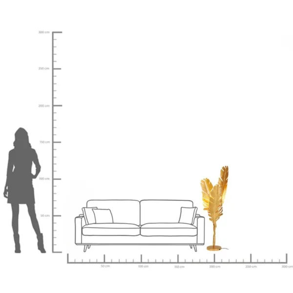Lampada a stelo Akile 123cm - KARE