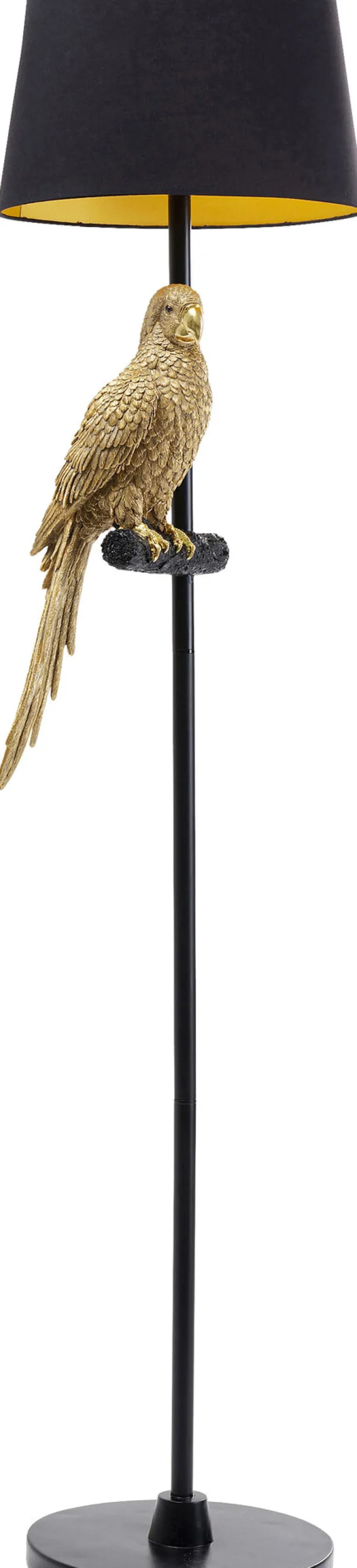 Lampada a stelo Animal Parrot oro 176cm - KARE