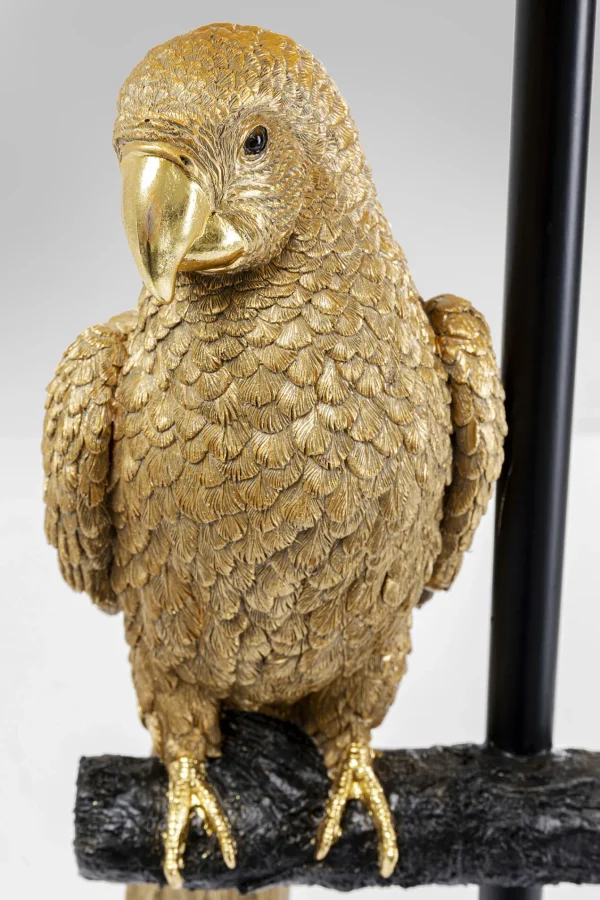 Lampada a stelo Animal Parrot oro 176cm - KARE