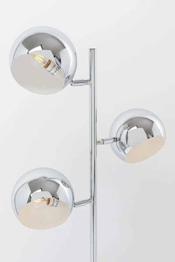 Lampada A Stelo Calotta Cromato - KARE