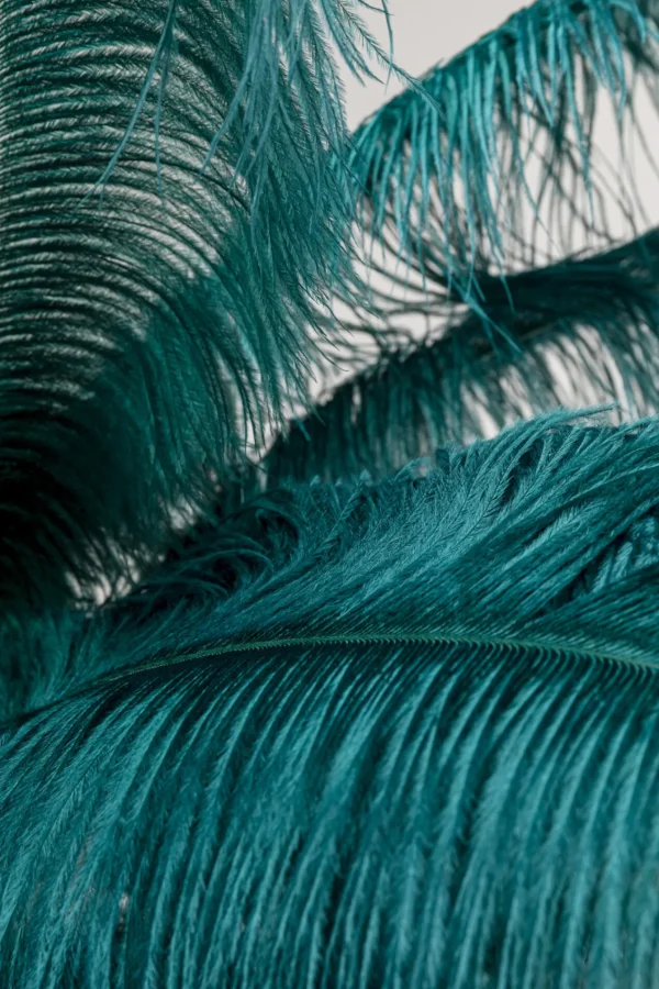 Lampada a stelo Feather Palm verde 165cm - KARE