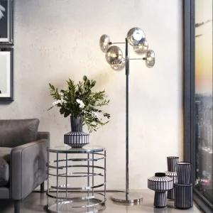 Lampada a stelo Headlight cromato 163cm - KARE