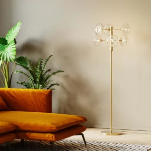 Lampada a stelo Headlight ottone 163cm - KARE