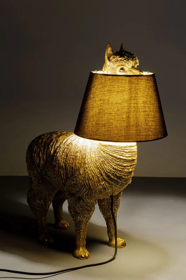 Lampada da tavolo Alpaca oro 59cm - KARE