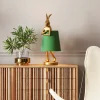 Lampada da tavolo Animal Rabbit oro/verde 68cm - KARE
