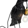 Lampada da tavolo Animal Corvo nero opaco - KARE