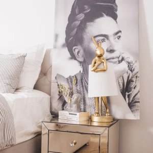 Lampada da tavolo Animal Rabbit oro/bianco68cm - KARE