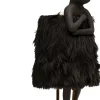 Lampada da tavolo Animal Rabbit Fur nero/oro 50cm - KARE