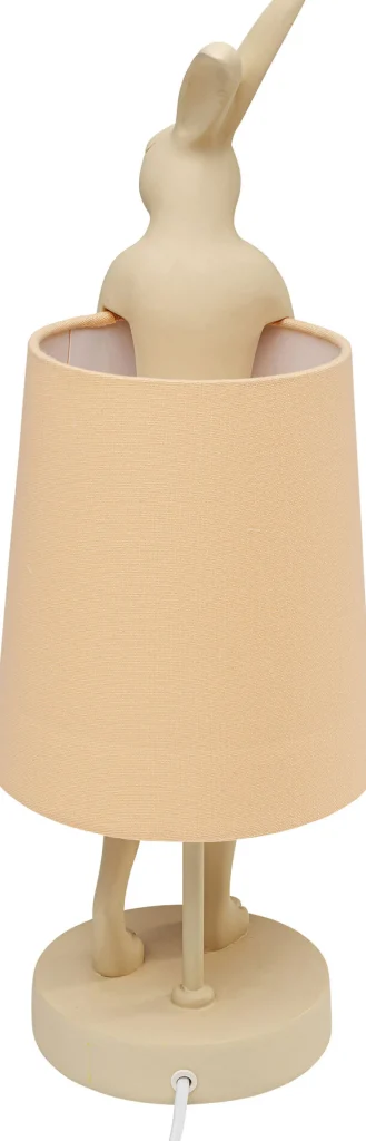Lampada da tavolo Animal Rabbit Champagne/Peach 50cm - KARE
