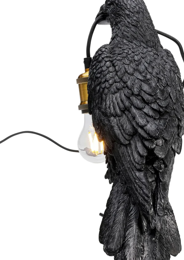 Lampada da tavolo Animal Corvo nero opaco - KARE