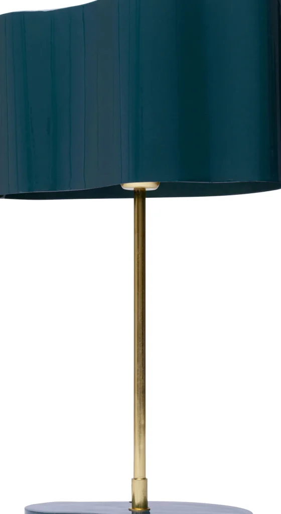 Lampada da tavolo Cloudy ovale Petrol 49cm - KARE