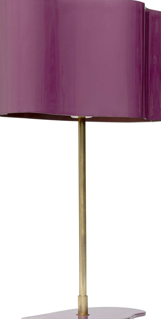 Lampada da tavolo Cloudy ovale prugna 49cm - KARE