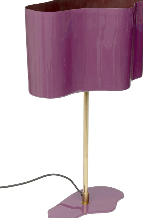Lampada da tavolo Cloudy ovale prugna 49cm - KARE