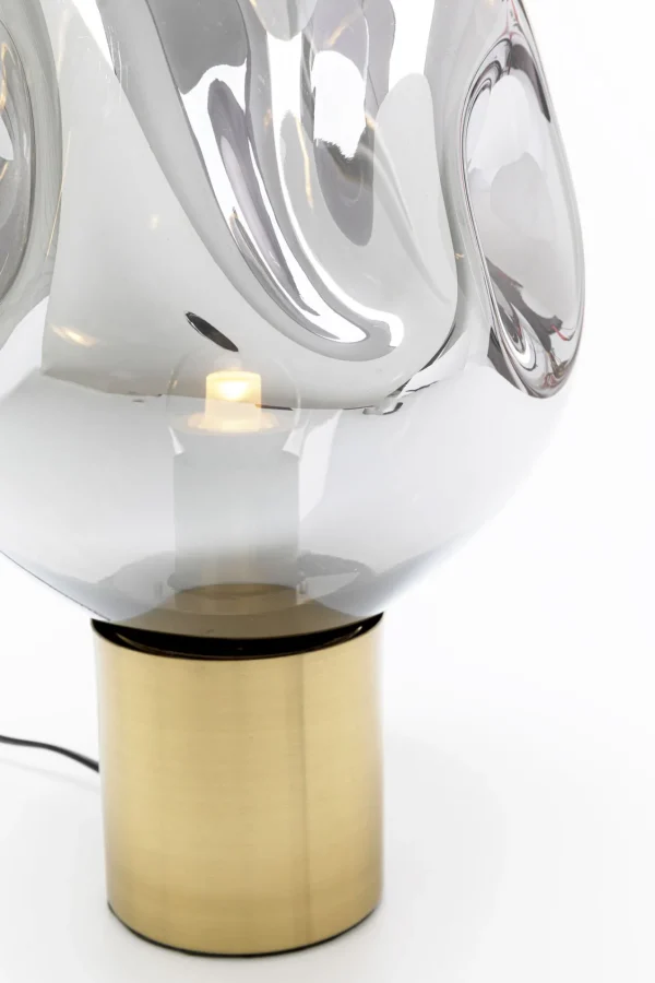 Lampada da tavolo Dough argento 38cm - KARE