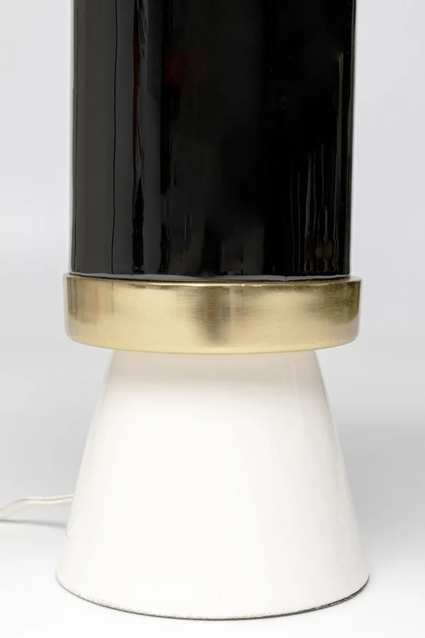 Lampada da tavolo Josy bianco nero 51cm - KARE