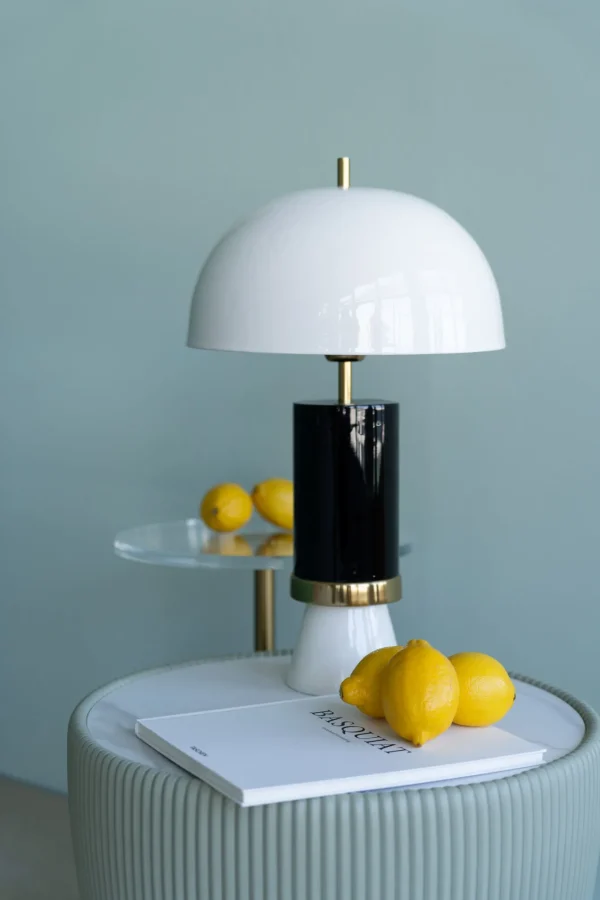 Lampada da tavolo Josy bianco nero 51cm - KARE