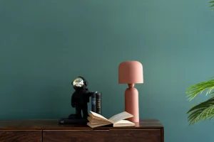 Lampada da tavolo Maya rosso 39cm - KARE