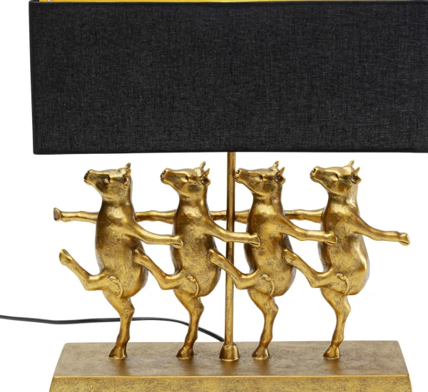 Lampada da tavolo Mucche Danzanti Nero - KARE