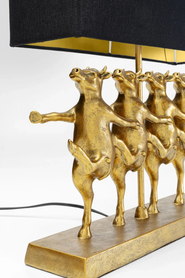 Lampada da tavolo Mucche Danzanti Nero - KARE