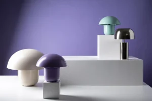 Lampada da tavolo Mushroom verde menta 27cm - KARE