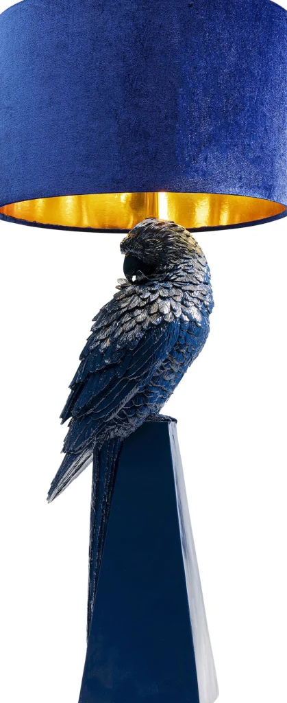 Lampada da tavolo Parrot blu 84cm - KARE