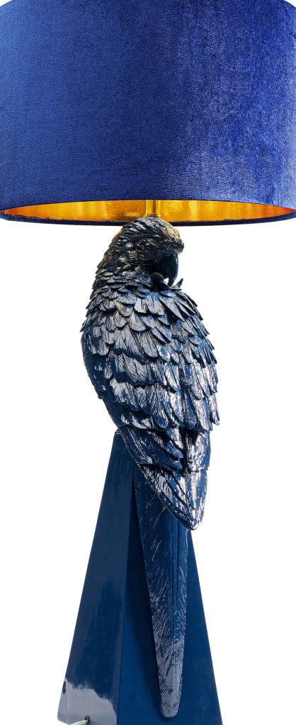 Lampada da tavolo Parrot blu 84cm - KARE