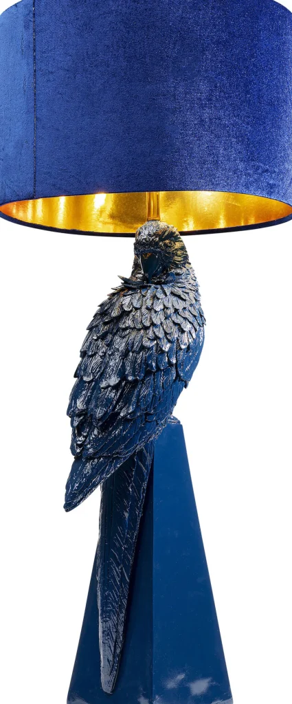 Lampada da tavolo Parrot blu 84cm - KARE