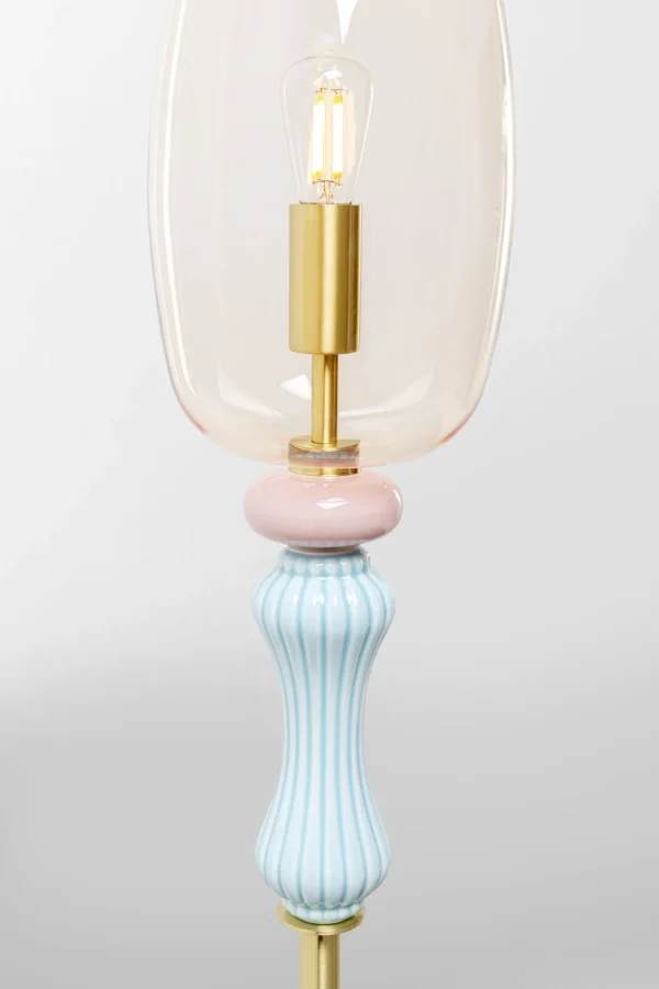 Lampada da terra Allegra Gold 165cm - KARE