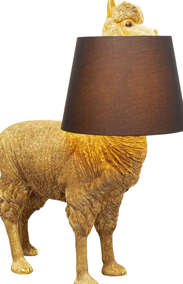 Lampada da terra Alpaca oro 108cm - KARE