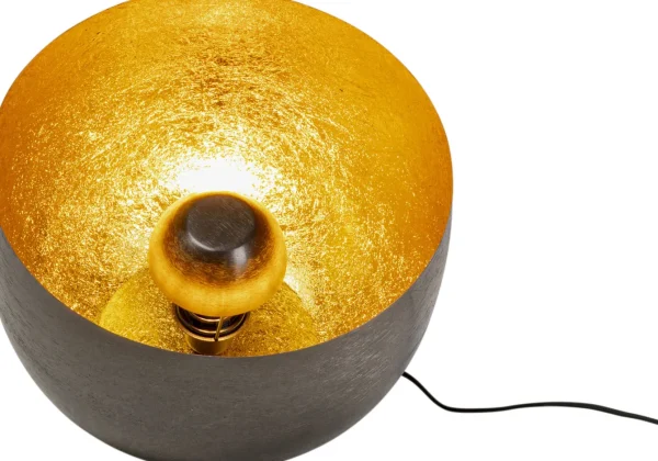Lampada da terra Apollon Smooth nero Ø35cm - KARE