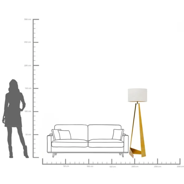 Lampada da terra Art Swing 150cm - KARE