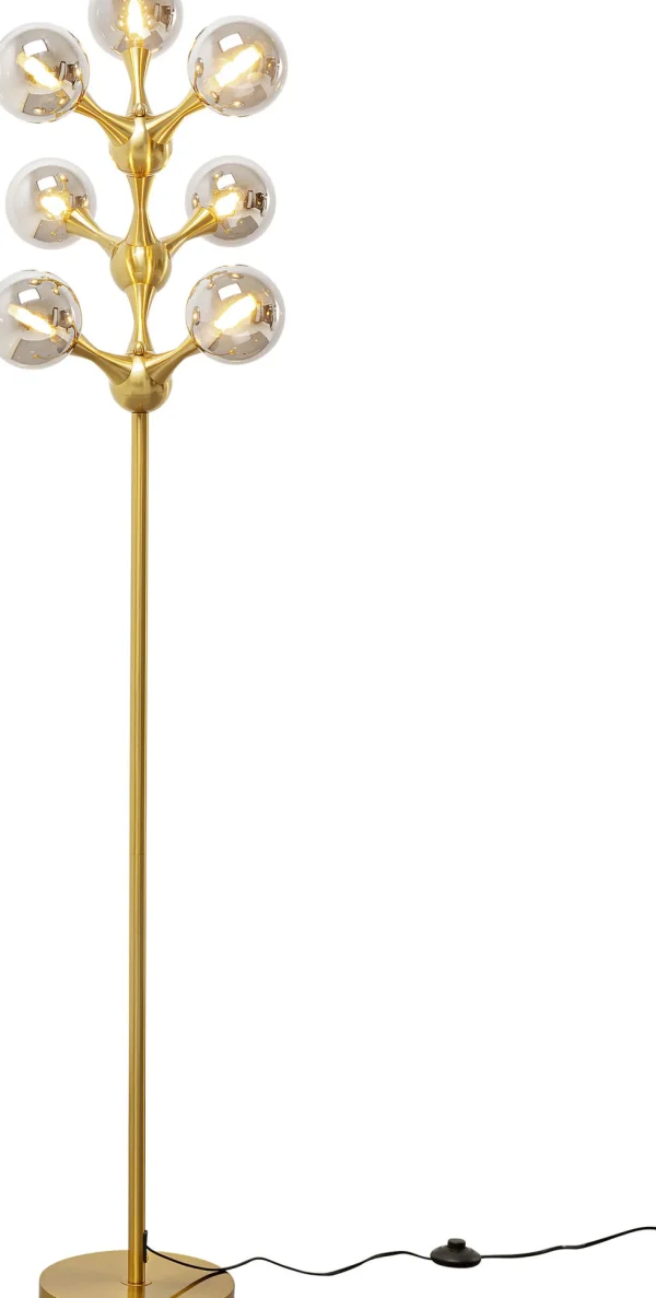 Lampada da terra Atomic Balls Brass 174cm - KARE