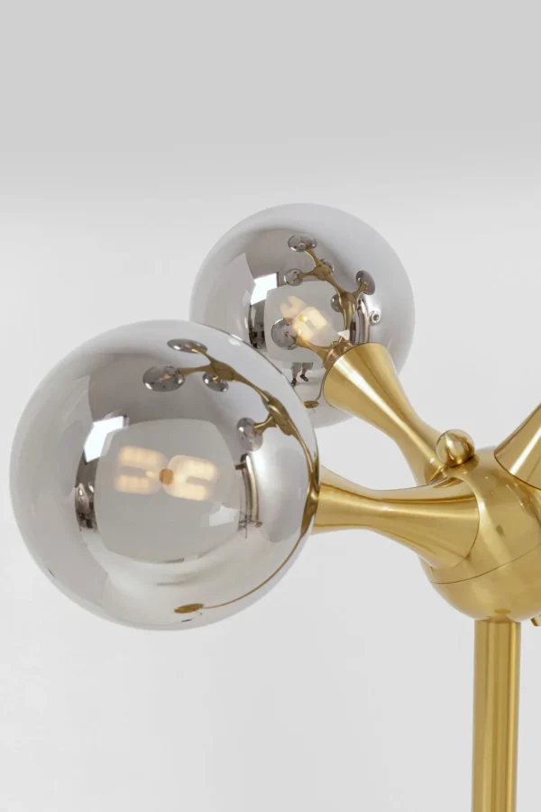 Lampada da terra Atomic Balls Brass 174cm - KARE