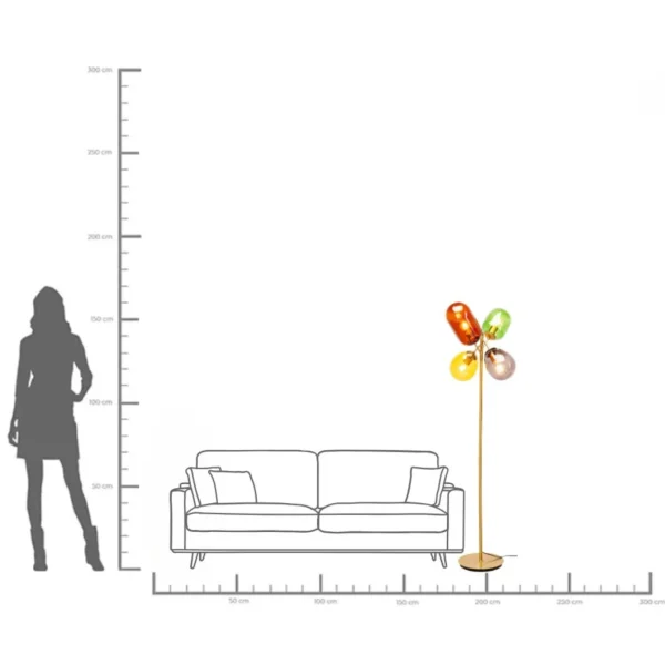 Lampada da terra Balloon Dance 160cm - KARE