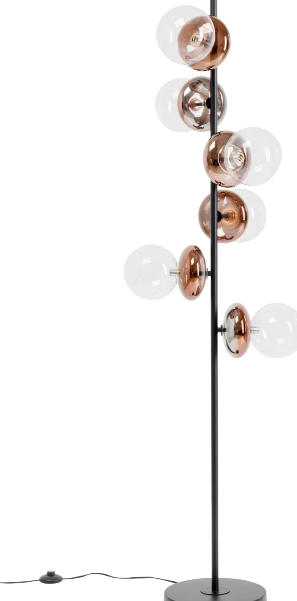 lampada da terra Double Bubble rame 165cm - KARE