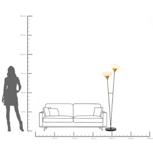 Lampada da terra Gocce 174cm - KARE