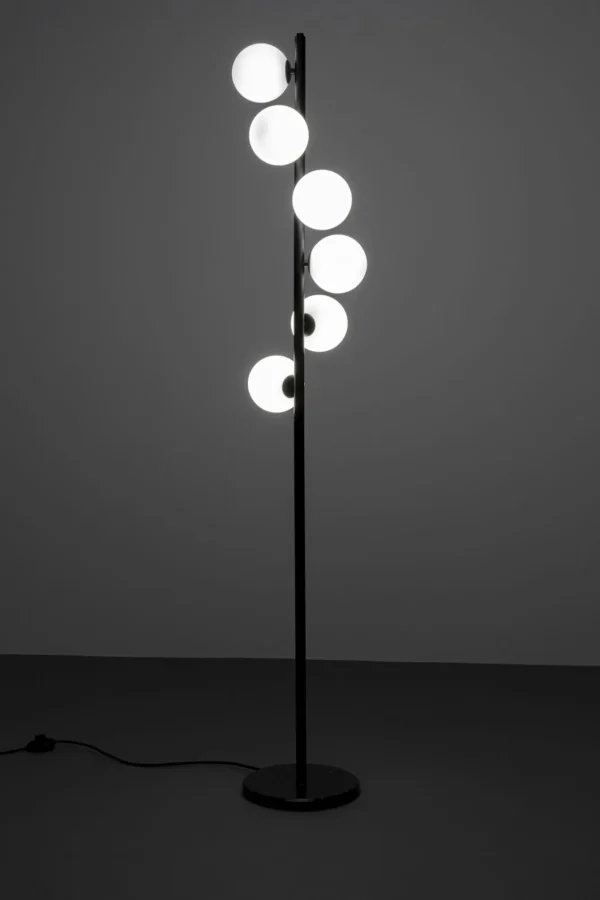 Lampada da terra Scala Balls nero 160cm - KARE
