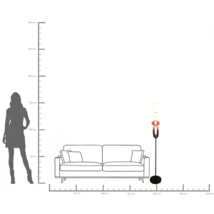 Lampada da terra Sugar 150cm - KARE