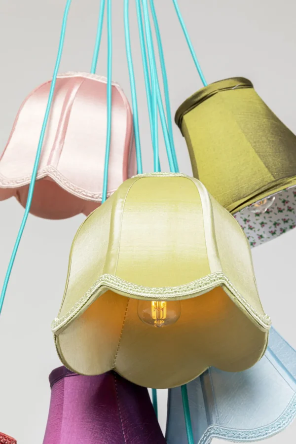 Lampadario a sospensione di design dallo stile liberty - Saloon Flowers 9 luci - KARE