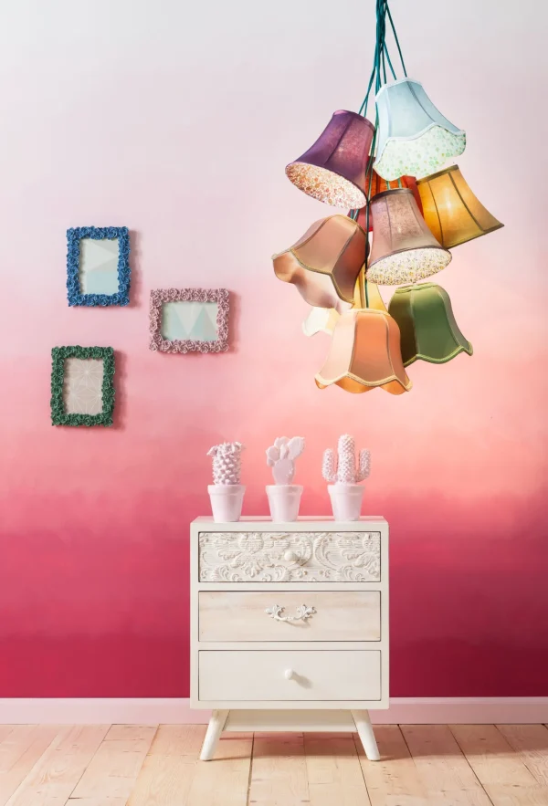 Lampadario a sospensione di design dallo stile liberty - Saloon Flowers 9 luci - KARE