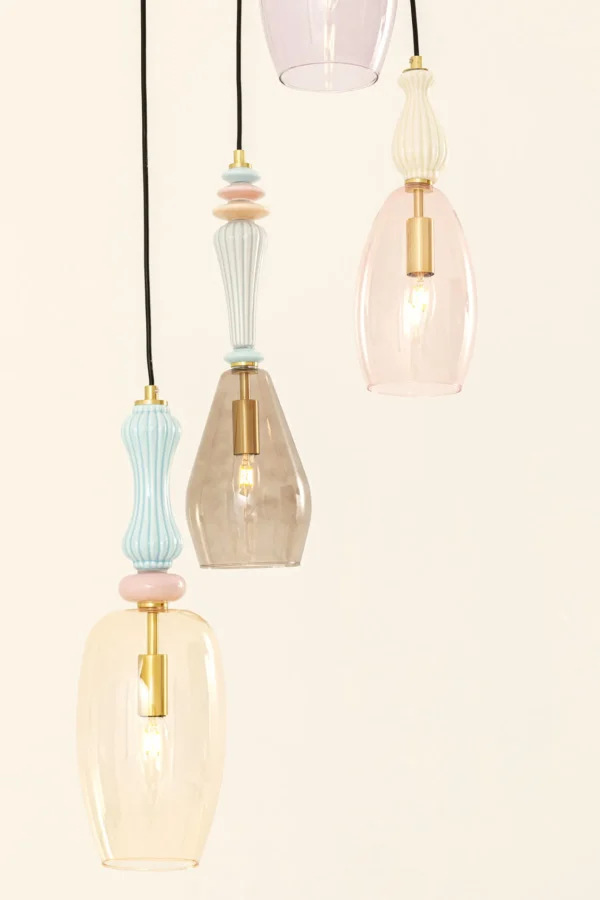 Lampadario Allegra oro Ø45cm - KARE