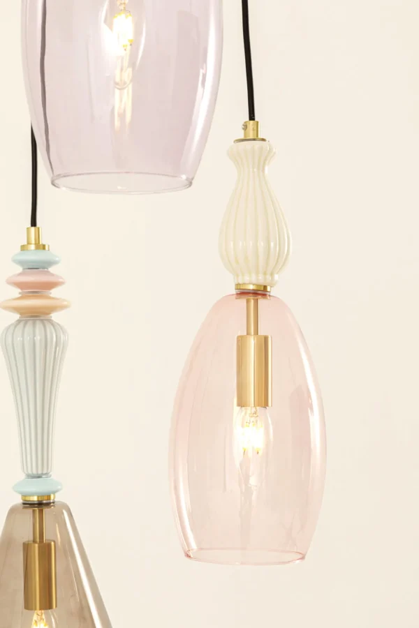 Lampadario Allegra oro Ø45cm - KARE