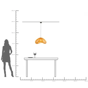 Lampadario Aloha Drop Uno 54cm - KARE