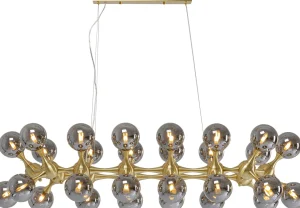 Lampadario Atomic Balls ottone 140cm - KARE