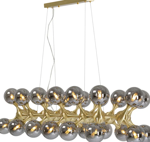 Lampadario Atomic Balls ottone 140cm - KARE