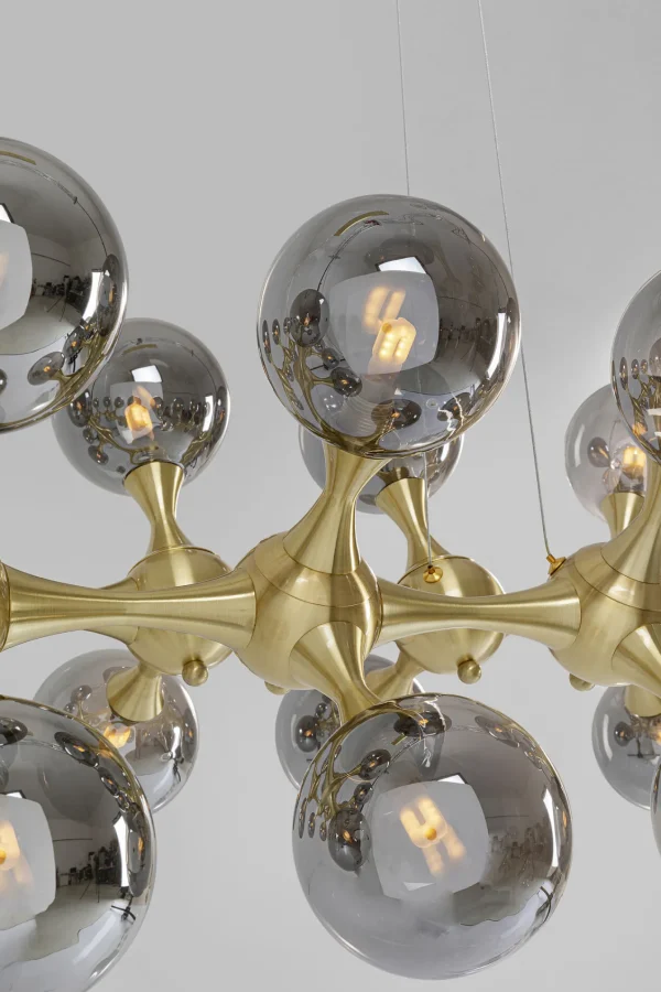Lampadario Atomic Balls ottone 140cm - KARE