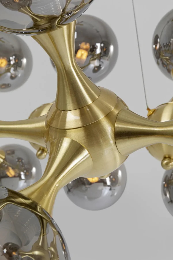 Lampadario Atomic Balls ottone 140cm - KARE