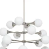 Lampadario Bulb Fiction 20 argento Ø102cm - KARE